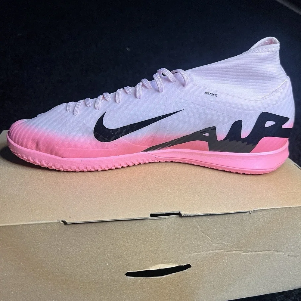 Men's 11.5‎ Nike Zoom Superfly 9 Academy IC Mad Brilliance DJ5627-601 Pink Black